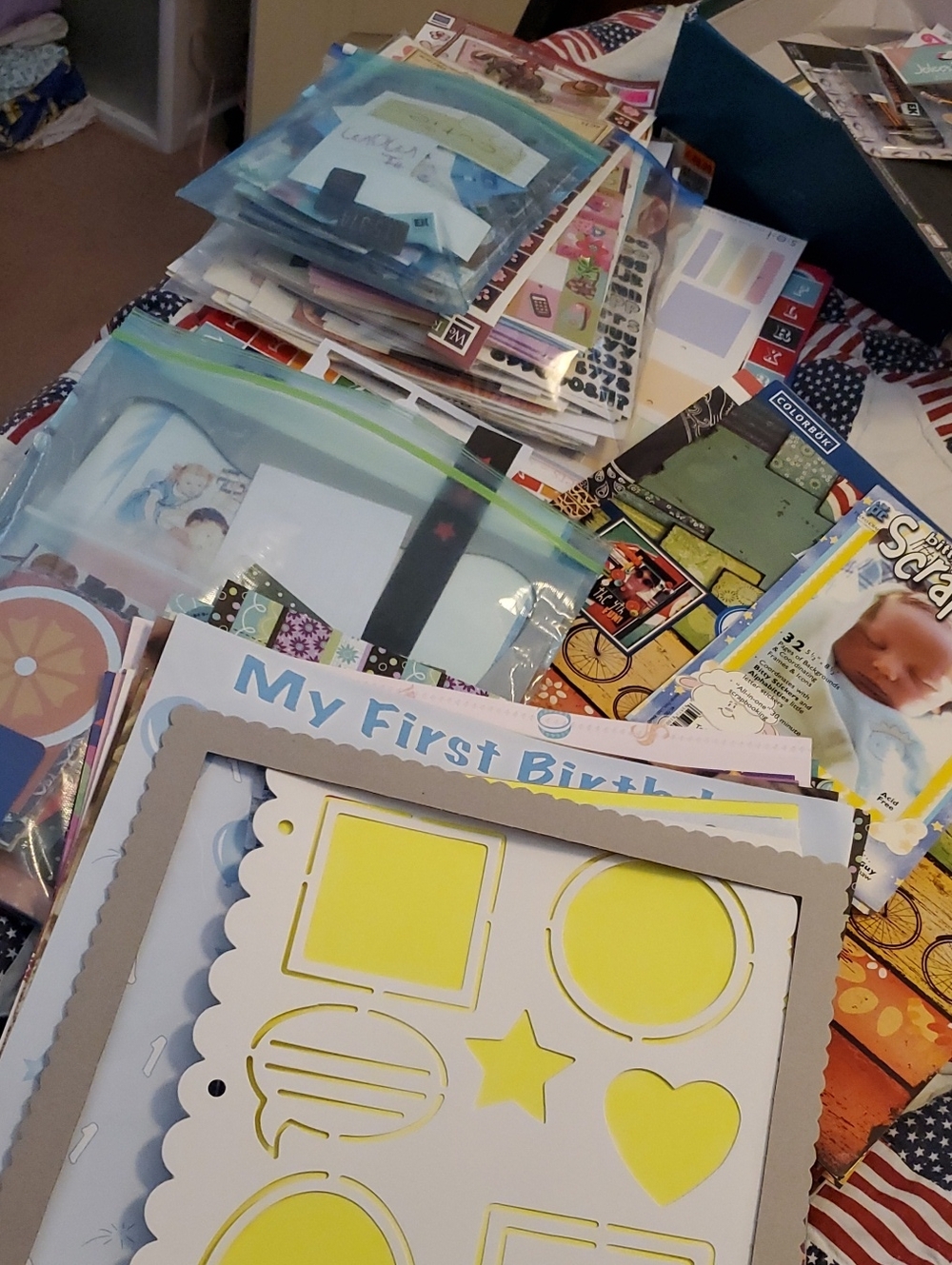 Big Bundle Of Scrapbook Supplies